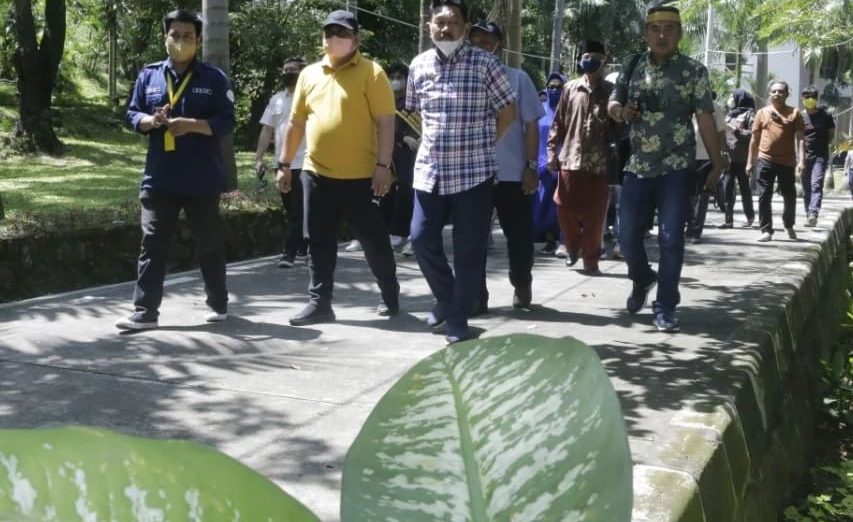 Kunjungi Kebun Raya Jompie, Bupati Buton Utara Sebut Parepare Lebih Hebat dari Kendari